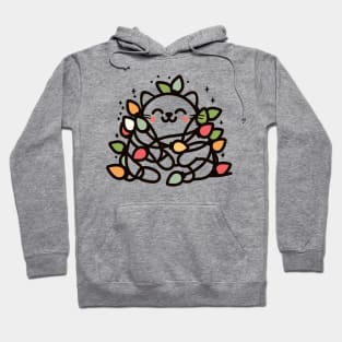 Cute Ugly Christmas Cat Women Men Kids Funny Cat Christmas Hoodie